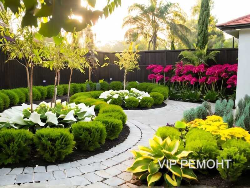 Сезонное обновление и поддержание формы цветника