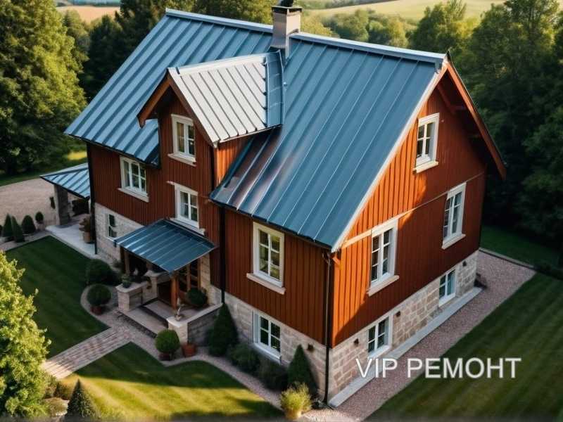 Преимущества фальцевой кровли в дизайне