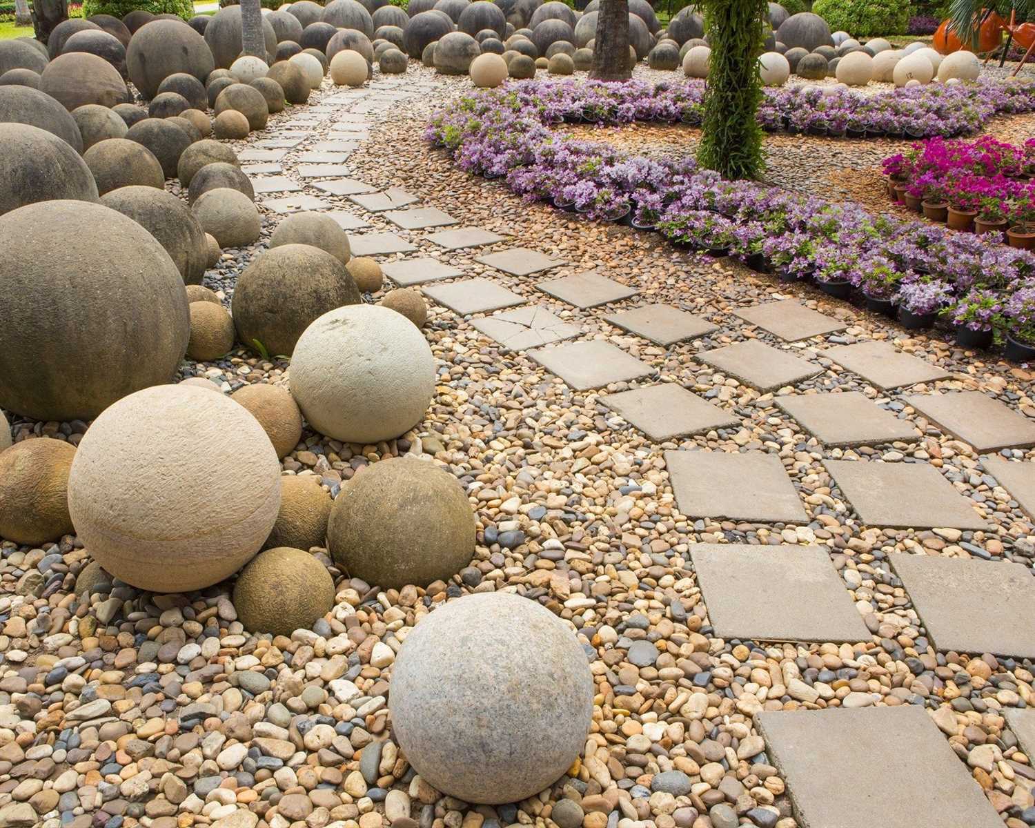 Эффективное использование камней в ландшафтном дизайне